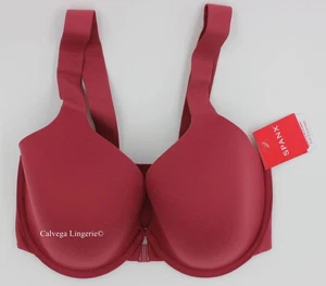 NWT SPANX 30011R "Bra-Llelujah!" Front-Close Padded T-Shirt Full Bra, Rose, 34DD - Picture 1 of 8