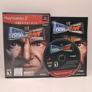 WWE SmackDown vs. Raw (Sony PlayStation 2, 2004) PS2 CIB Komplett GETESTET - Bild 1 von 8
