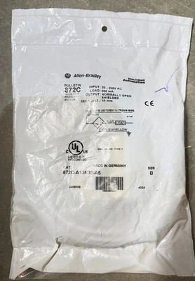 ALLEN BRADLEY 872C-A10N30-A5 SER. B 20-250VAC 10MM NORM OPEN - Image 1 of 4