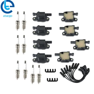 UF413 Ignition Coil+41-962 Spark Plug+9748UU Wire For Chevy Silverado 1500 Tahoe - Picture 1 of 8