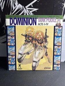 Dominion Tank Police Acts 1-4 Laserdisc Anime Japanese - Picture 1 of 12