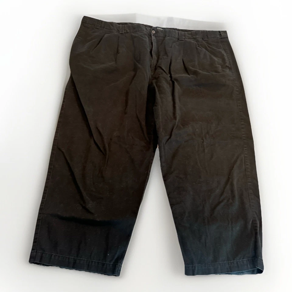 Pantalones plisados Harborbay para hombre talla 56x28 azul oscuro 100 % algodón Foto 1 de 4