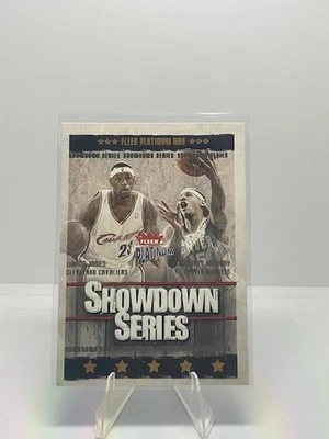 2003 Fleer Platinum - Lebron James /Carmelo Anthony - Showdown Series - 5 of 10 - Image 1 of 2