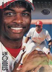 1996 Studio #48 Reggie Sanders - Cincinnati Reds - Picture 1 of 2