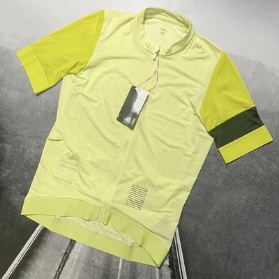Rapha Men's Pro Team Training Jersey Short Sleeve zip color Lime Green Size L - Image 1 of 4