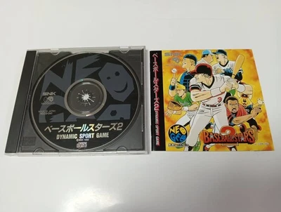BASEBALL STARS 2 Neo Geo CD Japan Import Free shipping FedEx DHL Tested - Image 1 of 4