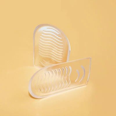 Unsichtbare Silikon Einlegesohlen Fersenkeil 0 5 cm Höhe Erhöhung Damen Herren - Bild 1 von 4