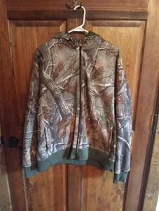 Under Armour Jacket Womens 2XL Camo UA Realtree Fleece Lined Full Zip Hunting - Picture 1 of 12