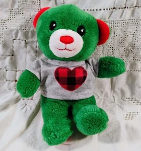 Build A Bear MINI Green TEDDY BEAR Advent Calendar Plaid Pajama Outfit Plush 5" - Picture 1 of 6