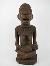Large Seated Yombe Maternity Figure DRC Kongo Tribal African Art