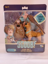 SCOOB! Scooby-Doo & Captain Caveman Action Figures New in Box