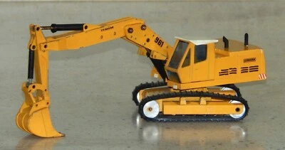 Pala excavadora hidráulica de juguete vintage Gescha Liebherr 961 Caterpillar con Alemania Foto 1 de 4