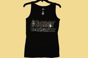 Rod Stewart rhinestone shirt or tank  XS S M L XL XXL 1X  2X 3X 4X 5X Topaz AB - Picture 1 of 12