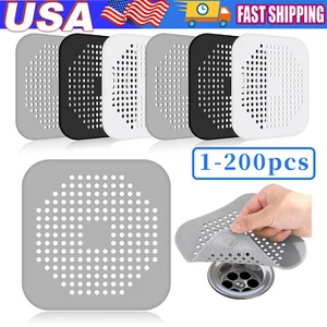 Bathroom Drain Hair Catcher Bath Stopper Plug Sink Strainer Filter Shower Covers - Picture 1 of 19