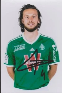 FOOTBALL PHOTO PAUL BAYSSE AS SAINT ETIENNE SIGNATURE ORIGINALE - Picture 1 of 1