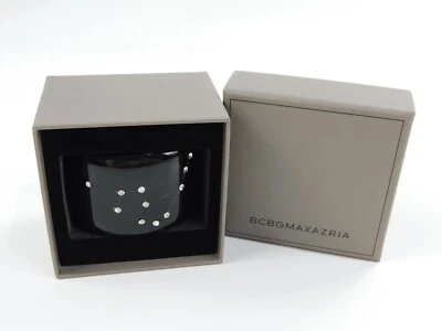 Bracelete BCBG Max Azria preto chifre strass zodíaco capricórnio novo na caixa - Imagem 1 de 4