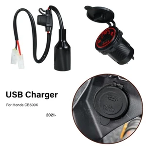 3.0 Quick Charger For Honda CB500X CB 500X 2021- Type-C USB Charging Accessories - Picture 1 of 14