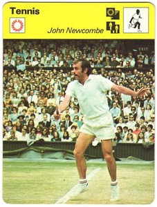John Newcombe 1979 Rencenter Co. Tennis Card