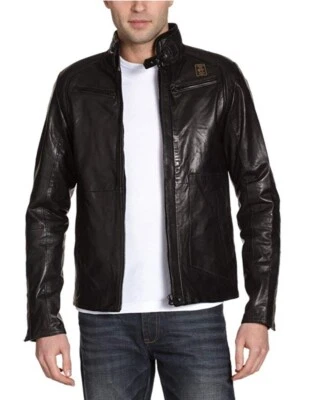 G Star Raw Men's Brando Leather Jacket in Black Size XL BNWT $895 - Image 1 of 2