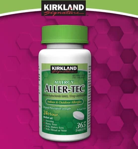 Kirkland Signature Aller-Tec Cetirizine HCL 10mg 365 Tablets Antihistamine - Picture 1 of 6