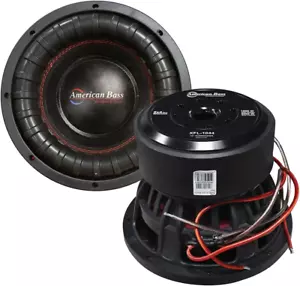 XFL-1044 10-Inch Competition Car Subwoofer 1500 Watt RMS / 3000 Watt Max Dual Vo - Picture 1 of 6