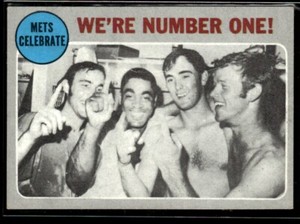 1970 Topps Mets Celebrate "We're Number One!" #198