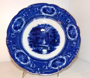 Hard To Find Antique Wedgwood & Co Corinthia Flow Blue Bowl - Picture 1 of 11