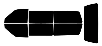 Tinte de ventana para Chrysler Voyager Minivan 91-95 Kit de película de cerámica nano precortada para automóvil Foto 1 de 4