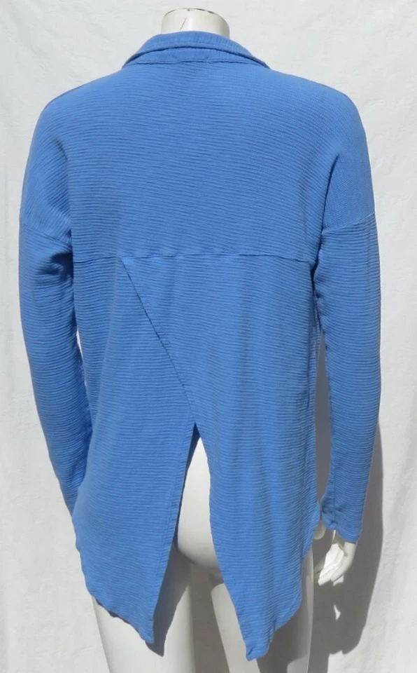 Camisa Top MOD-O-DOC Para Mujer Textura Lavanda Algodón Tejido Espalda Dividida Talla US M USADA EN EXCELENTE ESTADO Foto 1 de 4