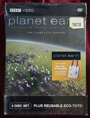 BBC Planet Earth: The Complete Series 5-Discs DVD + Free Tote Bag Brand New - Image 1 of 4