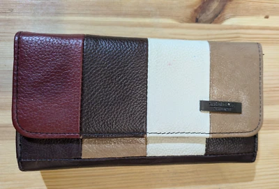 LORENZ Leather Bifold Wallet- Multi Coloured- Fantastic condition - Image 1 of 4