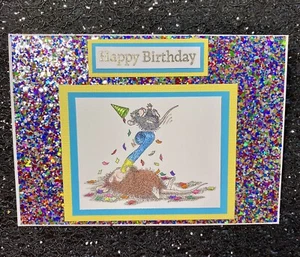 Cute Handmade Happy Birthday Card - Picture 1 of 1