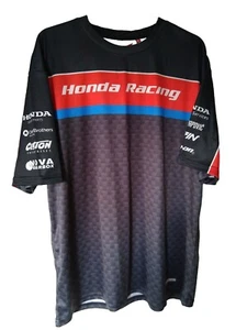 Official Honda Racing T Shirt Size XL Sports Top Paddock Motocross Motorcycle - Imagen 1 de 9