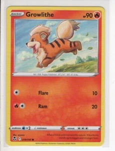 GROWLITHE SILVER TEMPEST SET POKEMON CARD 019/195 NM/M - Picture 1 of 1