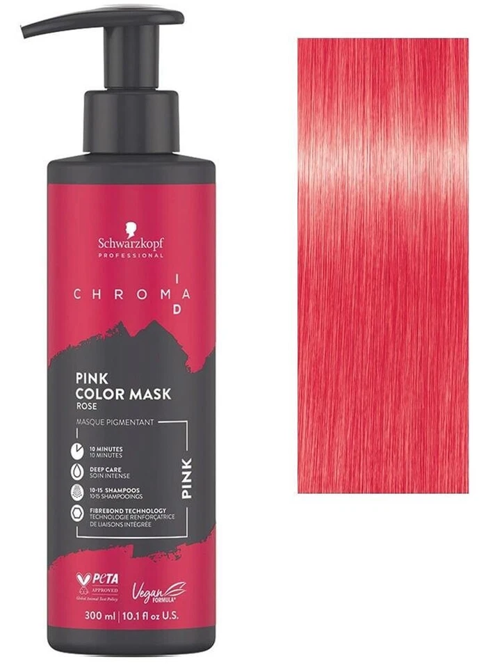 Máscara de color Schwarzkopf ChromaID rosa 10,1 oz Foto 1 de 1