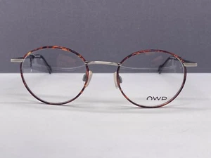 OWP Brille Herren Damen Rund Braun Silber Vollrand Germany 8607 NP 259€ - Picture 1 of 11