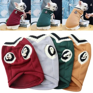 Small Dog Sweater Chihuahua Clothes Winter Knitwear Pet Cat Puppy Jumper Vest  ♡ - Picture 1 of 16