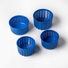 Сheese making rennet round cheese mould ( 4 pcs)