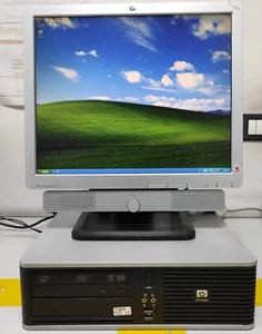 Computer HP Intel Dual Core + Monitor con WINDOWS XP - Imagen 1 de 5
