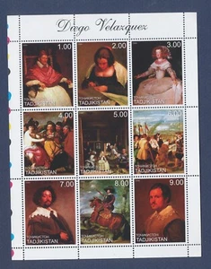 TURKMENISTAN - - MNH S/S - Diego Velazquez - art - 1999 - Picture 1 of 1