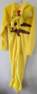 Disfraz Pokemon Pikachu Unisex Niños Con Capucha Talla 7-8 Niños USADO Foto 1 de 4