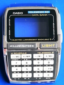 Casio Original Case DBC-630 DATABANK -TELEMEMO 50 CALCULATOR QW-1276 YEAR-1990 - Picture 1 of 6