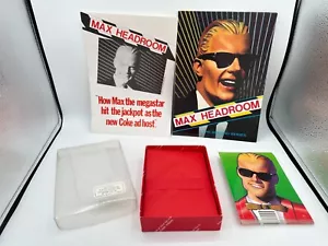Lot of Vintage 1986 MAX HEADROOM RETRO Greeting Cards + 8 PRESS Cards - Picture 1 of 8