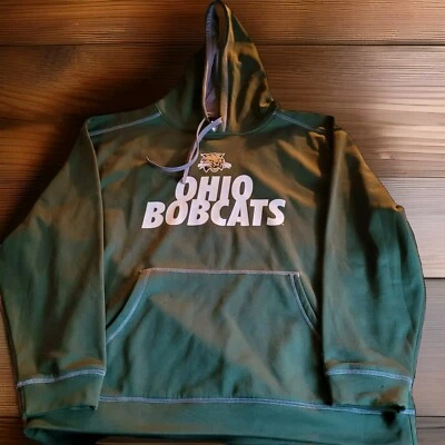 Ohio Bobcats Hooded Sweatshirt Russell Brand Men's Large X-Large - Image 1 of 4