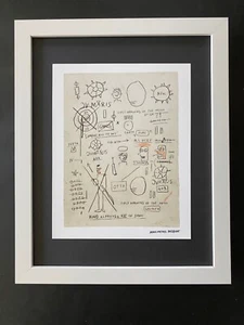 JEAN MICHEL BASQUIAT | SIGNED PRINT | MOUNTED IN NEW FRAME | READY FOR DISPLAY! - Picture 1 of 3