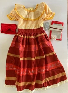 NUEVO CON ETIQUETAS Disney Store Talla 9 10 Encanto Dolores Madrigal Disfraz Vestido + Conjunto de Accesorios - Imagen 1 de 2