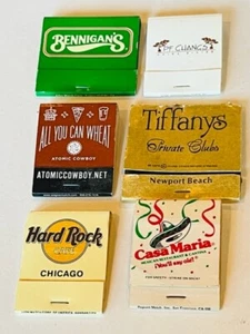 Match Holder Box matchbook vtg advertising LOT Tiffanys Bennigans PF Changs M11 - Picture 1 of 2