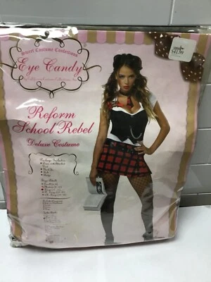 CALIFORNIA COSTUME REFORM SCHOOL REBEL WOMENS COSTUME ASST SIZES 01208 BRAND NEW - Imagem 1 de 2