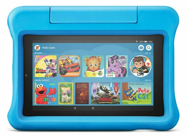 Amazon Fire 7 Kids Edition (9th Generation) 16GB, Wi-Fi, 7in - Blue