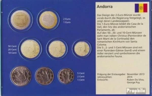 Münzen Andorra AND1- 3 2017 Stgl./unzirkuliert Kursmünzen 1, 2 und 5 Cent - Bild 1 von 1